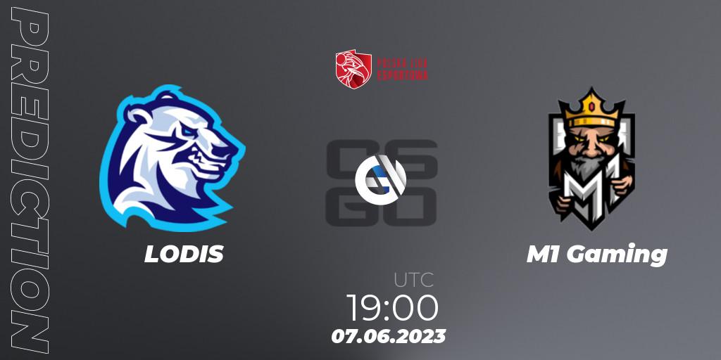 LODIS vs M1 Gaming: Match Prediction. 07.06.2023 at 19:00, Counter-Strike (CS2), Polish Esports League 2023 Split 2