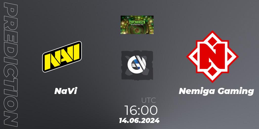 NaVi vs Nemiga Gaming: Match Prediction. 14.06.2024 at 16:00, Dota 2, The International 2024: Eastern Europe Closed Qualifier