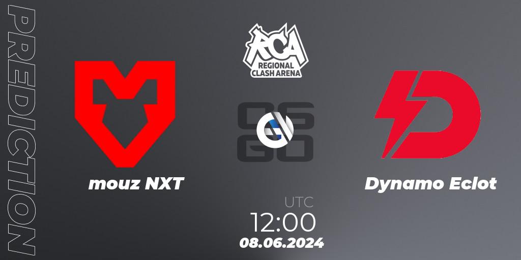 mouz NXT vs Dynamo Eclot: Match Prediction. 08.06.2024 at 12:00, Counter-Strike (CS2), Regional Clash Arena Europe
