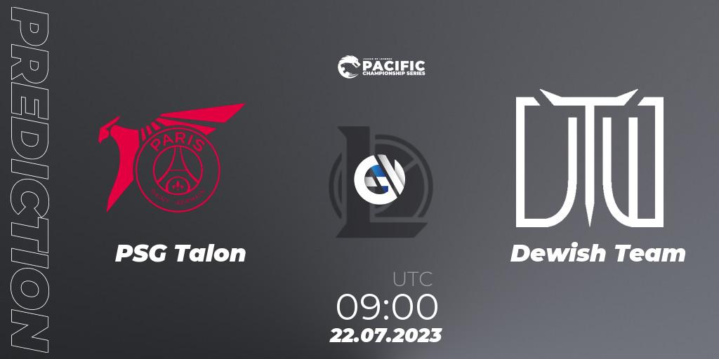 PSG Talon vs Dewish Team: Match Prediction. 22.07.23, LoL, PACIFIC Championship series Group Stage