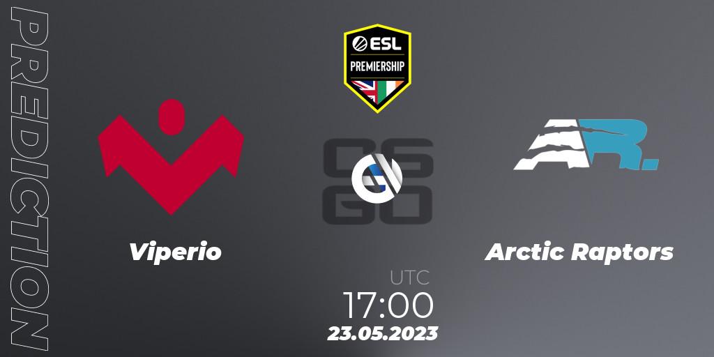 Viperio vs Arctic Raptors: Match Prediction. 23.05.2023 at 17:00, Counter-Strike (CS2), ESL Premiership Spring 2023