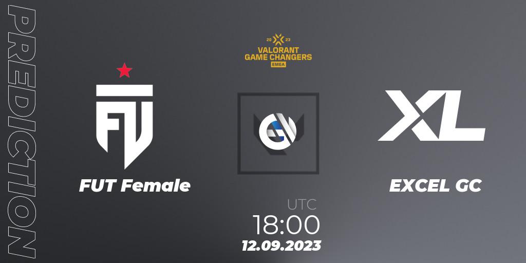 FUT Female vs EXCEL GC: Match Prediction. 12.09.2023 at 18:00, VALORANT, VCT 2023: Game Changers EMEA Stage 3 - Group Stage
