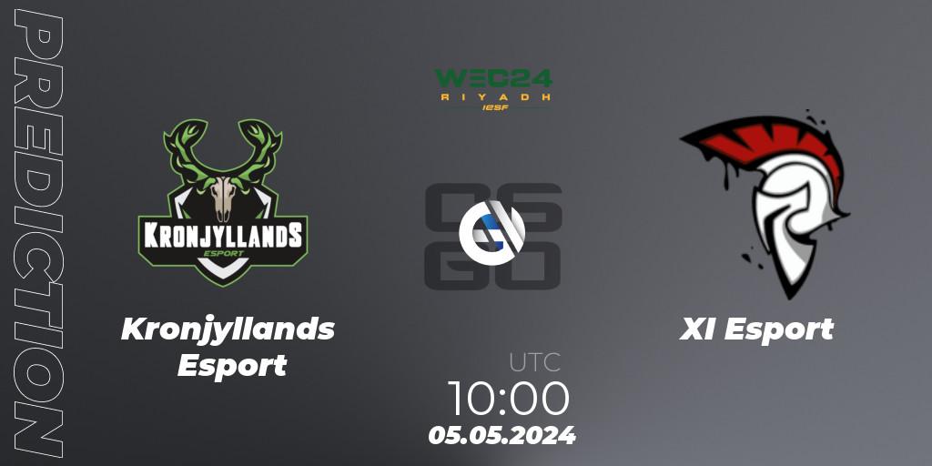 Kronjyllands Esport vs XI Esport: Match Prediction. 05.05.2024 at 10:00, Counter-Strike (CS2), IESF World Esports Championship 2024: Danish Qualifier