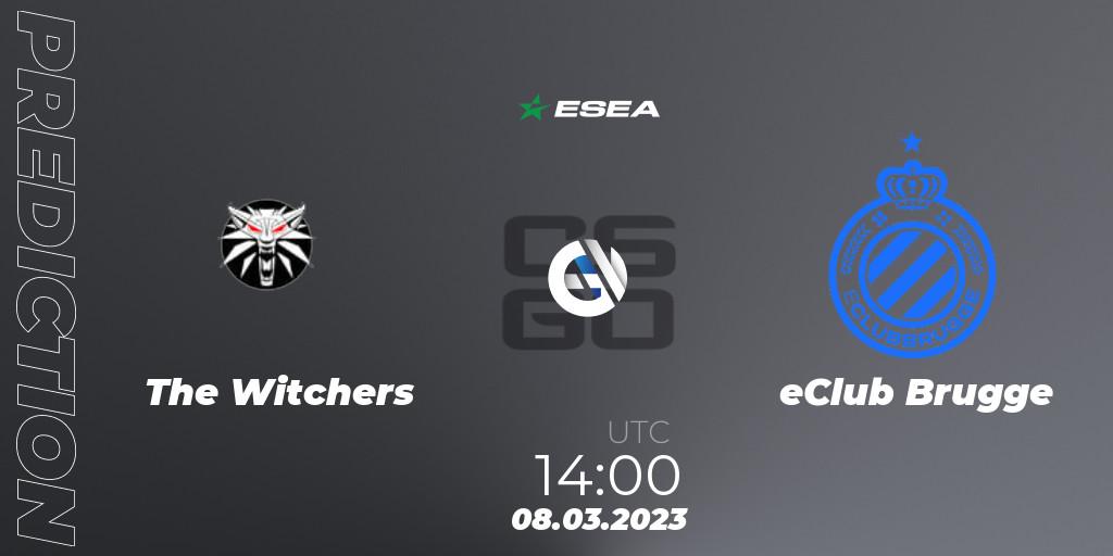 The Witchers vs eClub Brugge: Match Prediction. 08.03.23, CS2 (CS:GO), ESEA Season 44: Advanced Division - Europe