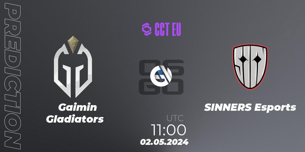 Gaimin Gladiators vs SINNERS Esports: Match Prediction. 02.05.2024 at 11:00, Counter-Strike (CS2), CCT Season 2 Europe Series 1