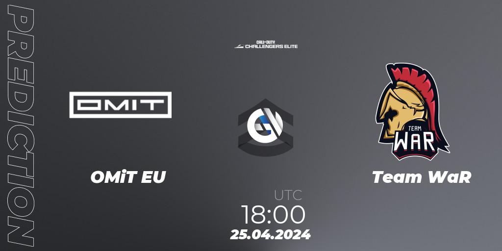 OMiT EU vs Team WaR: Match Prediction. 25.04.2024 at 18:00, Call of Duty, Call of Duty Challengers 2024 - Elite 2: EU