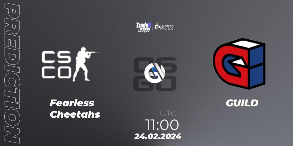 Fearless Cheetahs vs GUILD: Match Prediction. 24.02.24, CS2 (CS:GO), Tradeit League FE Masters #1