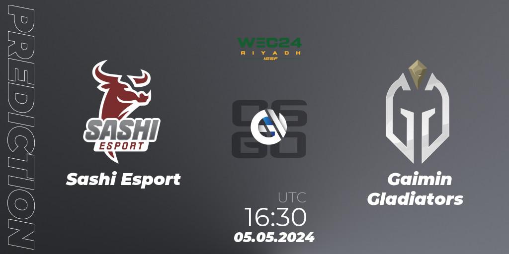 Sashi Esport vs Gaimin Gladiators: Match Prediction. 05.05.2024 at 16:30, Counter-Strike (CS2), IESF World Esports Championship 2024: Danish Qualifier