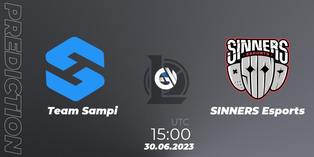 Team Sampi vs SINNERS Esports: Match Prediction. 06.06.2023 at 16:00, LoL, Hitpoint Masters Summer 2023 - Group Stage