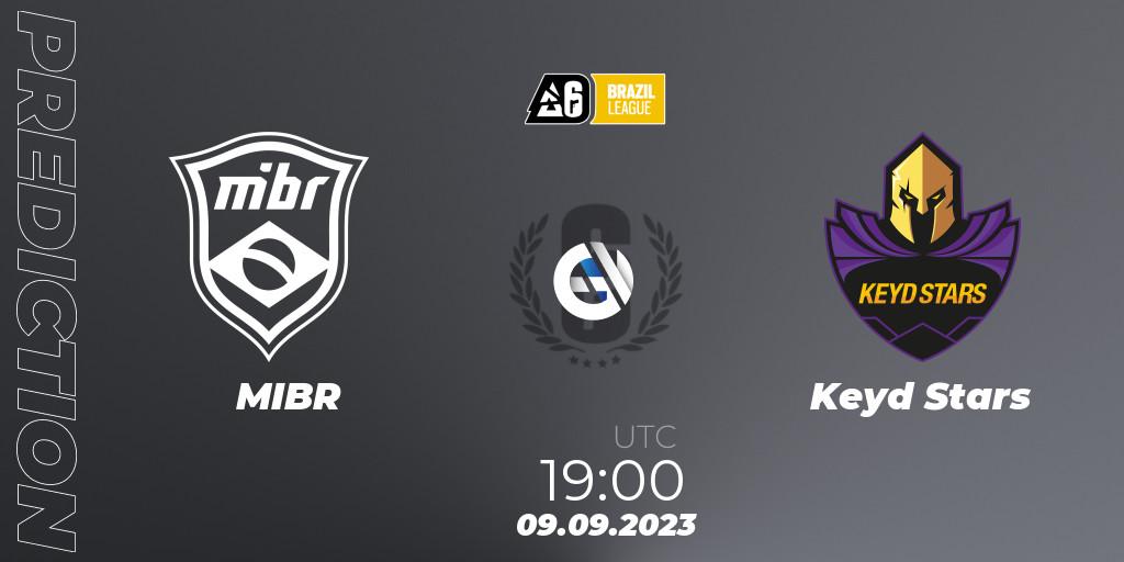 MIBR vs Keyd Stars: Match Prediction. 09.09.2023 at 19:00, Rainbow Six, Brazil League 2023 - Stage 2