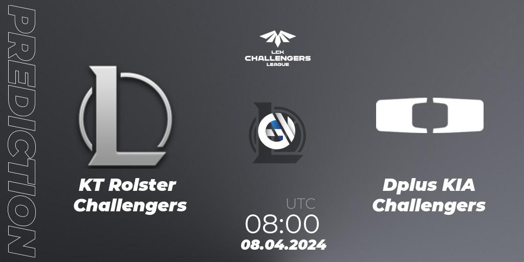 KT Rolster Challengers vs Dplus KIA Challengers: Match Prediction. 08.04.24, LoL, LCK Challengers League 2024 Spring - Playoffs
