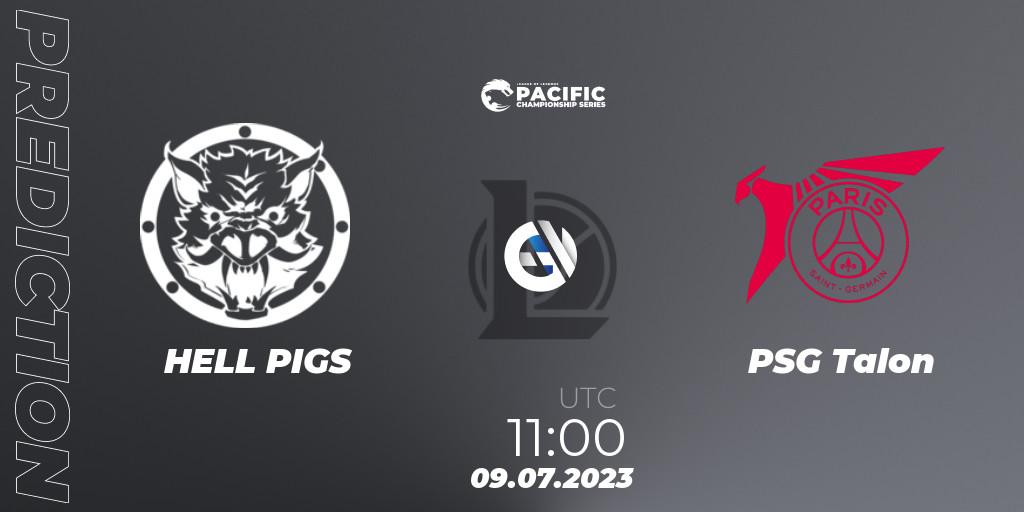 HELL PIGS vs PSG Talon: Match Prediction. 09.07.23, LoL, PACIFIC Championship series Group Stage