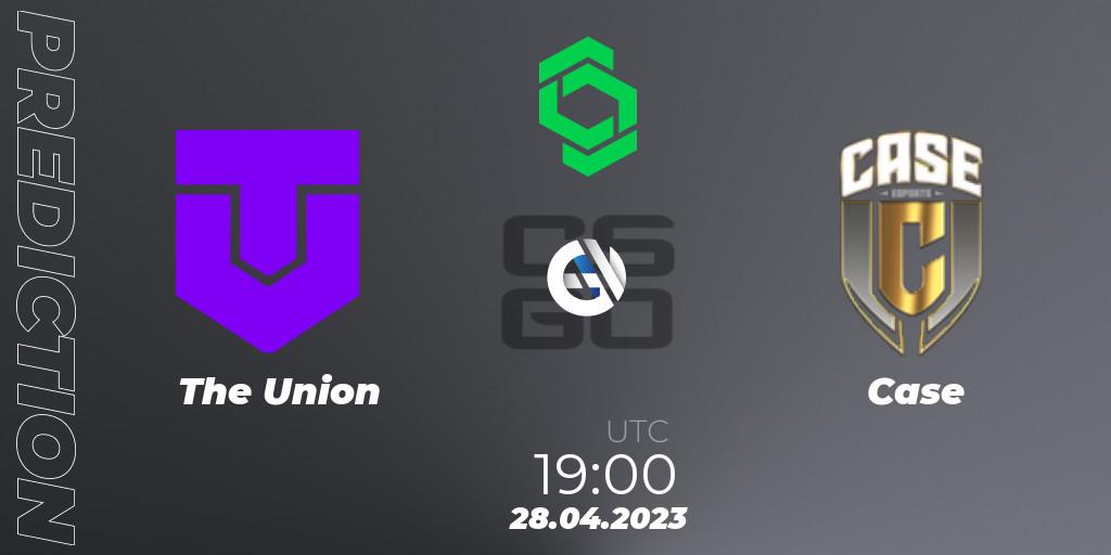 The Union vs Case: Match Prediction. 28.04.2023 at 19:00, Counter-Strike (CS2), CCT South America Series #7