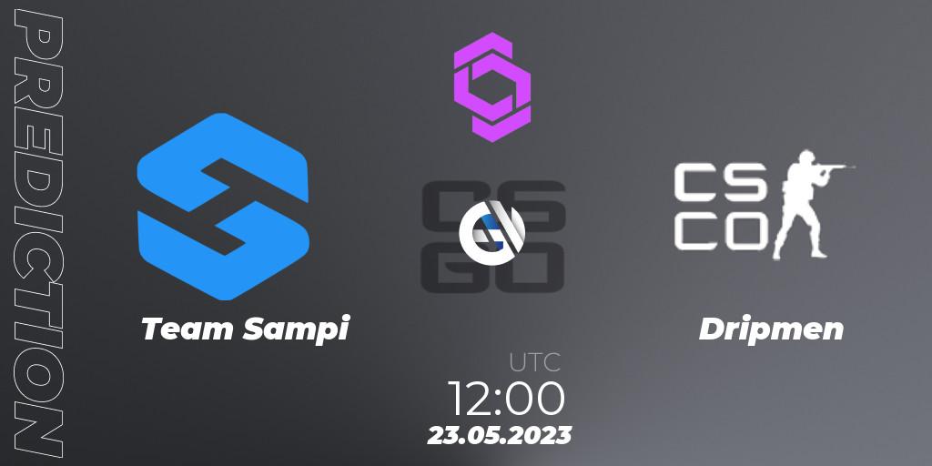 Team Sampi vs Dripmen: Match Prediction. 23.05.23, CS2 (CS:GO), CCT West Europe Series 4