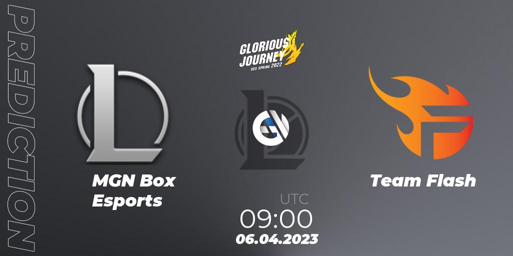 MGN Box Esports vs Team Flash: Match Prediction. 18.03.2023 at 10:00, LoL, VCS Spring 2023 - Group Stage