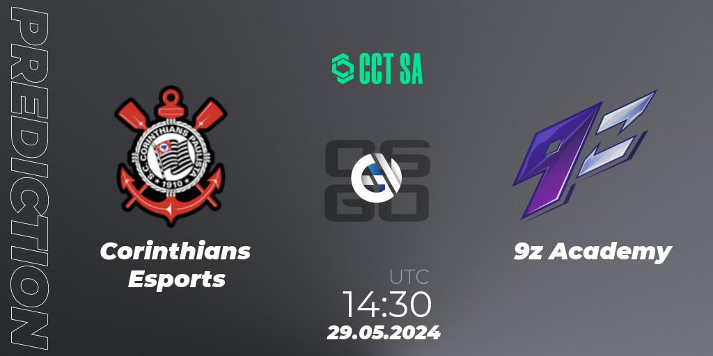Corinthians Esports vs 9z Academy: Match Prediction. 29.05.2024 at 14:30, Counter-Strike (CS2), CCT Season 2 South America Series 1