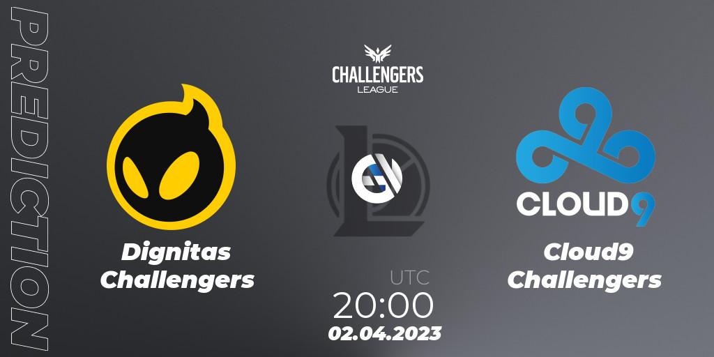 Dignitas Challengers vs Cloud9 Challengers: Match Prediction. 02.04.23, LoL, NACL 2023 Spring - Playoffs