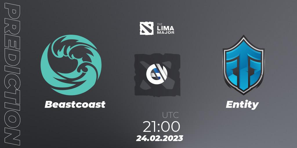 Beastcoast vs Entity: Match Prediction. 24.02.2023 at 23:05, Dota 2, The Lima Major 2023