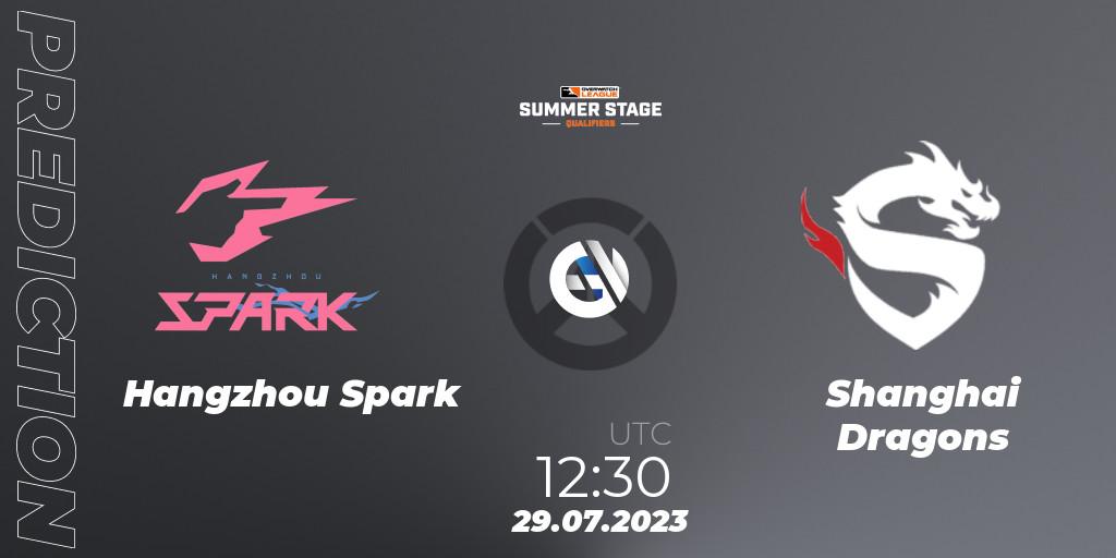Hangzhou Spark vs Shanghai Dragons: Match Prediction. 29.07.23, Overwatch, Overwatch League 2023 - Summer Stage Qualifiers