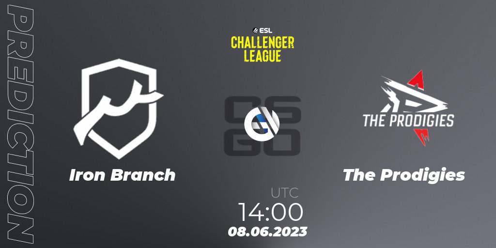 Iron Branch vs The Prodigies: Match Prediction. 08.06.23, CS2 (CS:GO), ESL Challenger League Season 45 Europe Relegation