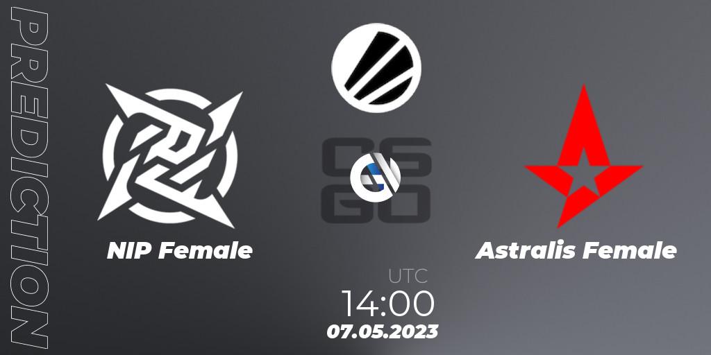 NIP Female vs Astralis Female: Match Prediction. 07.05.23, CS2 (CS:GO), ESL Impact Spring 2023 Cash Cup 3 Europe