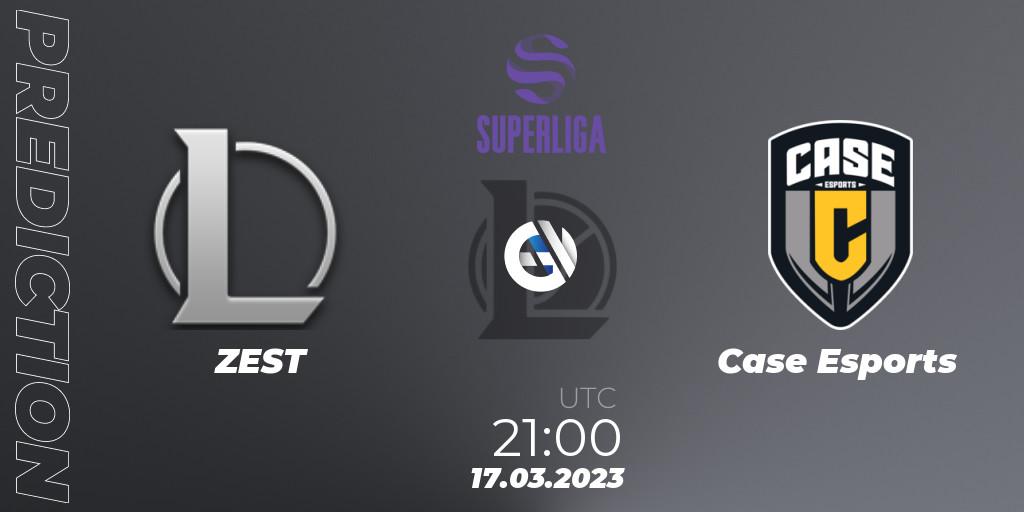 ZEST vs Case Esports: Match Prediction. 17.03.2023 at 21:00, LoL, LVP Superliga 2nd Division Spring 2023 - Group Stage