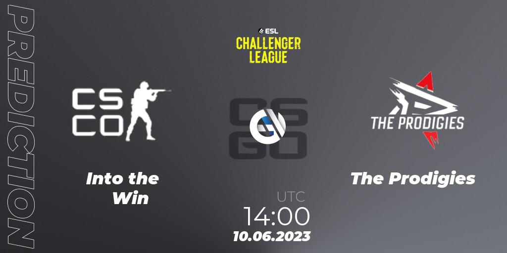 Into the Win vs The Prodigies: Match Prediction. 09.06.2023 at 14:00, Counter-Strike (CS2), ESL Challenger League Season 45 Europe Relegation