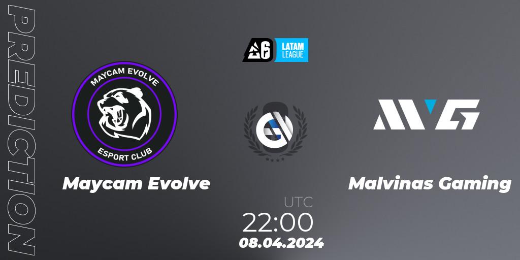 Maycam Evolve vs Malvinas Gaming: Match Prediction. 08.04.2024 at 22:00, Rainbow Six, LATAM League 2024 - Stage 1: LATAM South