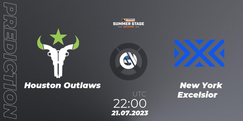 Houston Outlaws vs New York Excelsior: Match Prediction. 21.07.23, Overwatch, Overwatch League 2023 - Summer Stage Qualifiers