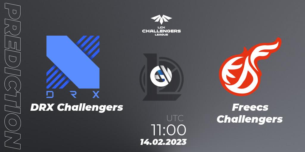 DRX Challengers vs Freecs Challengers: Match Prediction. 14.02.2023 at 11:00, LoL, LCK Challengers League 2023 Spring