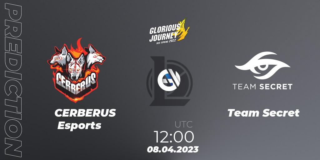 CERBERUS Esports vs Team Secret: Match Prediction. 08.04.2023 at 12:00, LoL, VCS Spring 2023 - Group Stage