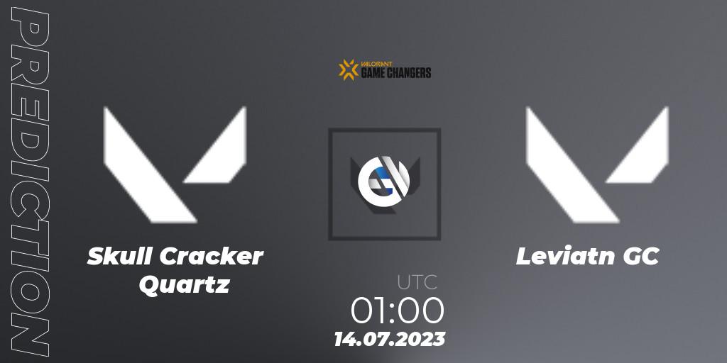 Skull Cracker Quartz vs Leviatán GC: Match Prediction. 14.07.2023 at 01:00, VALORANT, VCT 2023: Game Changers Latin America North