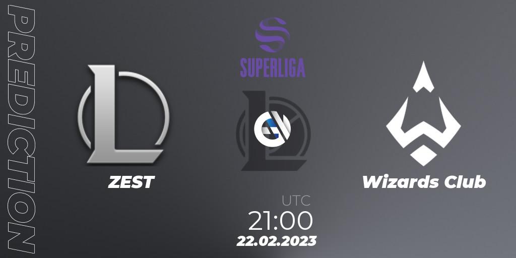 ZEST vs Wizards Club: Match Prediction. 22.02.2023 at 21:00, LoL, LVP Superliga 2nd Division Spring 2023 - Group Stage