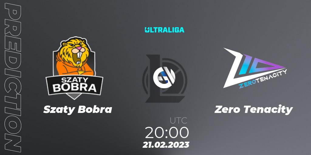 Szaty Bobra vs Zero Tenacity: Match Prediction. 21.02.2023 at 20:00, LoL, Ultraliga Season 9 - Group Stage