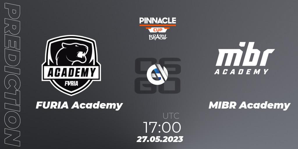 FURIA Academy vs MIBR Academy: Match Prediction. 27.05.2023 at 17:00, Counter-Strike (CS2), Pinnacle Brazil Cup 1