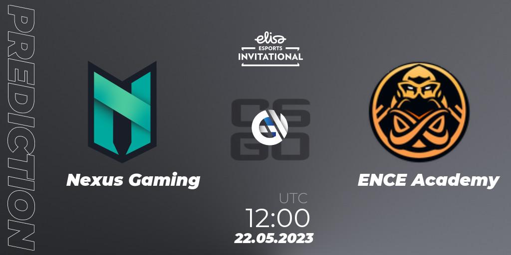 Nexus Gaming vs ENCE Academy: Match Prediction. 22.05.2023 at 12:00, Counter-Strike (CS2), Elisa Invitational Spring 2023