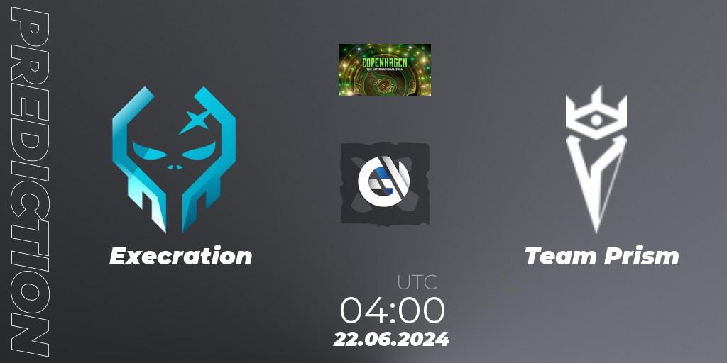 Execration vs Team Prism: Match Prediction. 22.06.2024 at 04:00, Dota 2, The International 2024: Southeast Asia Closed Qualifier