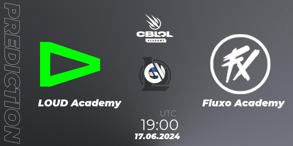 LOUD Academy vs Fluxo Academy: Match Prediction. 17.06.2024 at 19:00, LoL, CBLOL Academy 2024