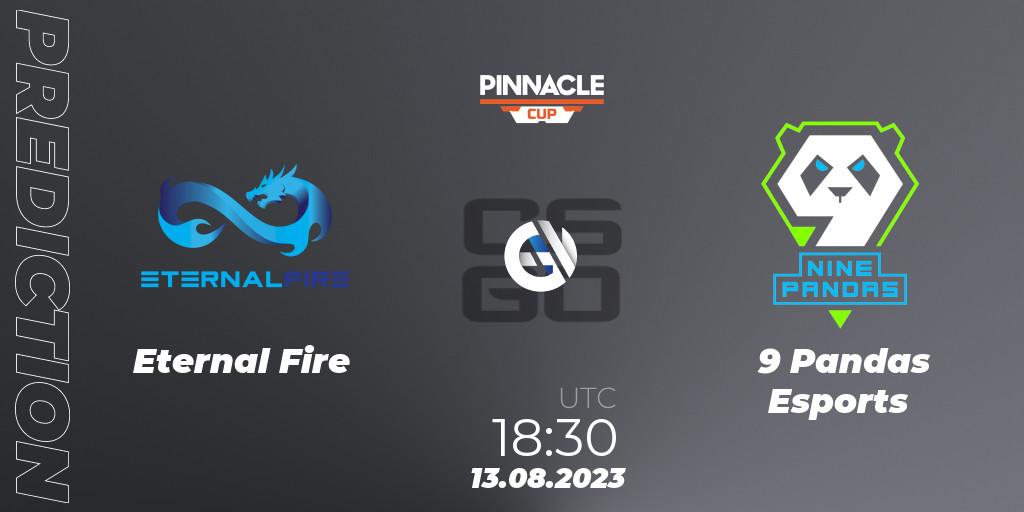 Eternal Fire vs 9 Pandas Esports: Match Prediction. 13.08.2023 at 08:40, Counter-Strike (CS2), Pinnacle Cup V