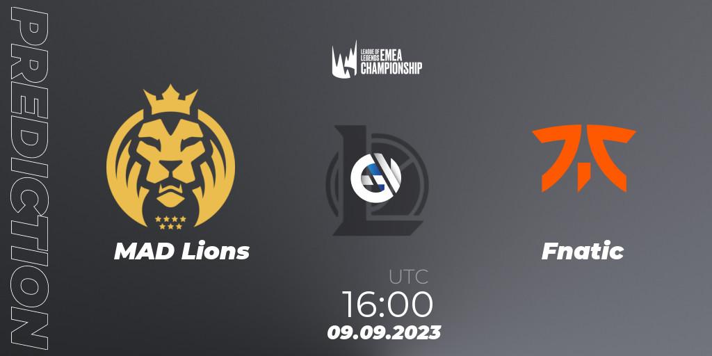 MAD Lions vs Fnatic: Match Prediction. 09.09.23, LoL, LEC Finals 2023