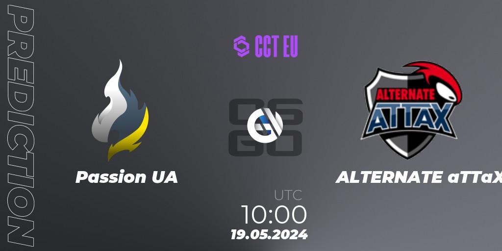 Passion UA vs ALTERNATE aTTaX: Match Prediction. 19.05.2024 at 10:00, Counter-Strike (CS2), CCT Season 2 European Series #3