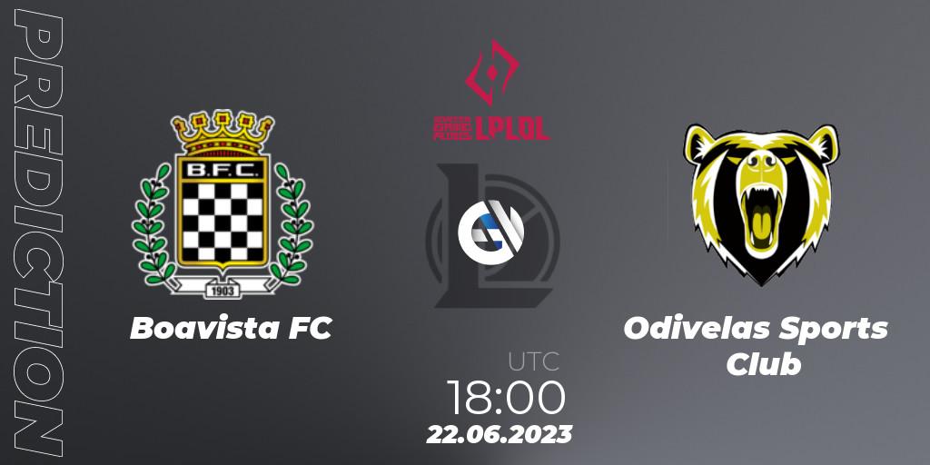 Boavista FC vs Odivelas Sports Club: Match Prediction. 22.06.23, LoL, LPLOL Split 2 2023 - Group Stage