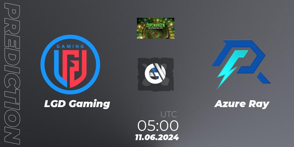LGD Gaming vs Azure Ray: Match Prediction. 11.06.2024 at 05:00, Dota 2, The International 2024 - China Closed Qualifier
