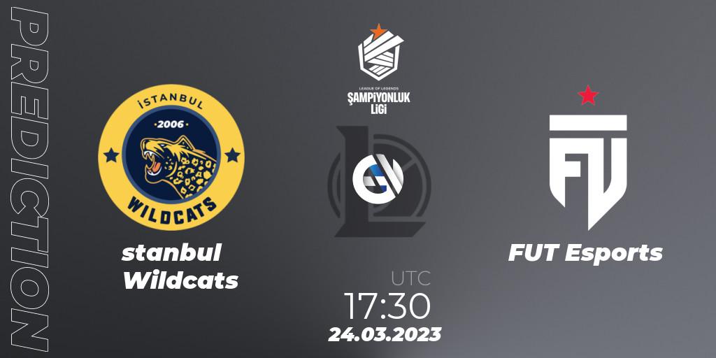İstanbul Wildcats vs FUT Esports: Match Prediction. 24.03.23, LoL, TCL Winter 2023 - Playoffs