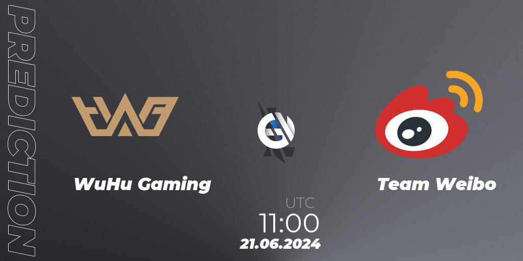 WuHu Gaming vs Team Weibo: Match Prediction. 21.06.2024 at 11:00, Wild Rift, Wild Rift Super League Summer 2024 - 5v5 Tournament Group Stage