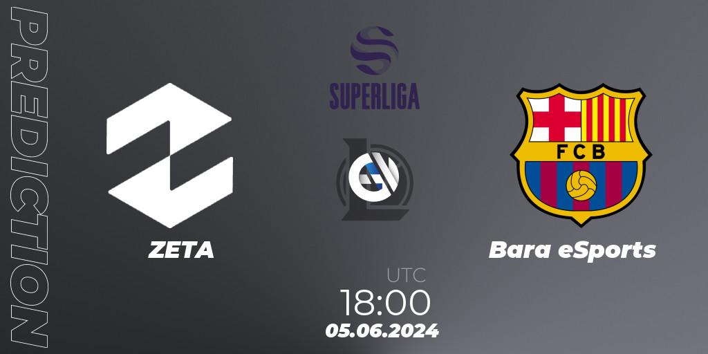 ZETA vs Barça eSports: Match Prediction. 05.06.2024 at 18:00, LoL, LVP Superliga Summer 2024