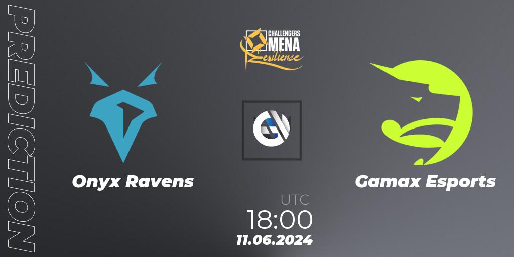 Onyx Ravens vs Gamax Esports: Match Prediction. 11.06.2024 at 18:00, VALORANT, VALORANT Challengers 2024 MENA: Resilience Split 2 - Levant and North Africa
