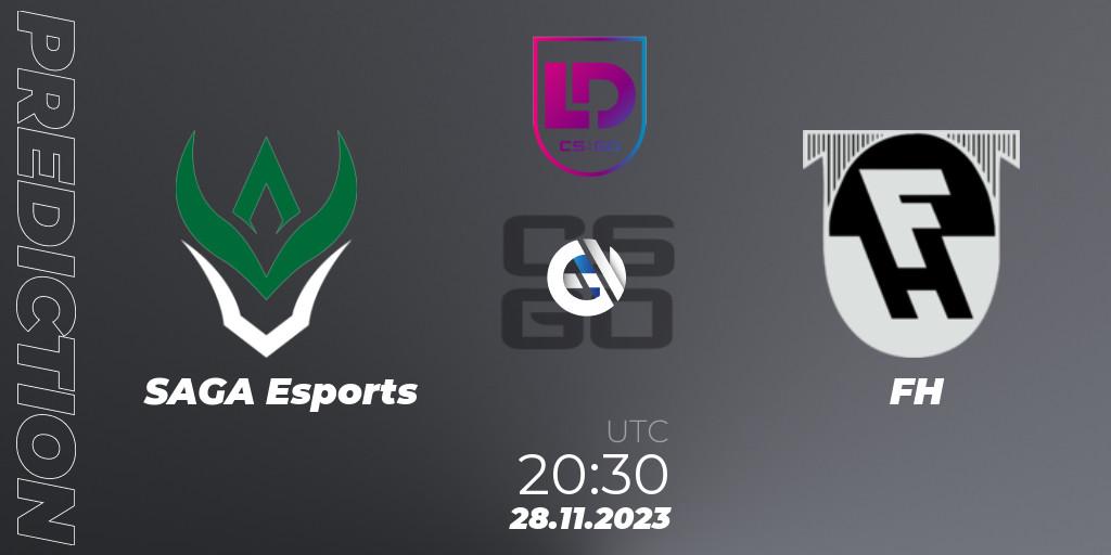 SAGA Esports vs FH: Match Prediction. 30.11.23, CS2 (CS:GO), Icelandic Esports League Season 8: Regular Season