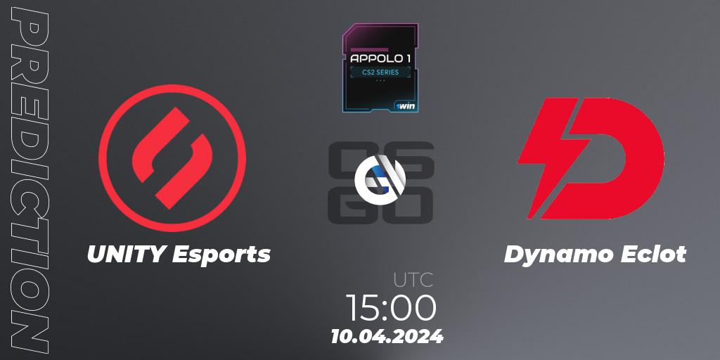 UNITY Esports vs Dynamo Eclot: Match Prediction. 10.04.2024 at 15:00, Counter-Strike (CS2), Appolo1 Series: Phase 1