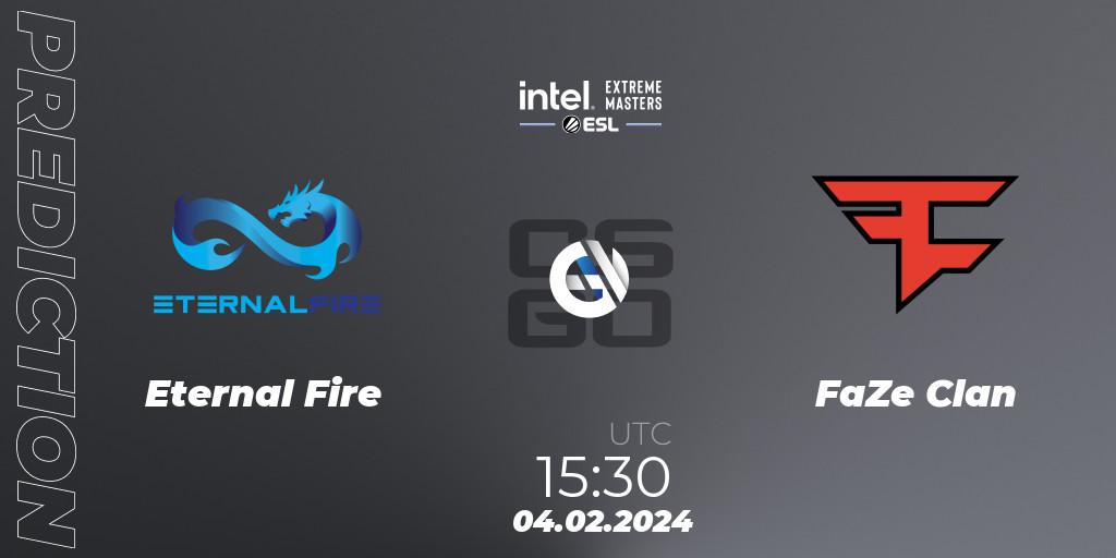 Eternal Fire vs FaZe Clan: Match Prediction. 04.02.24, CS2 (CS:GO), IEM Katowice 2024